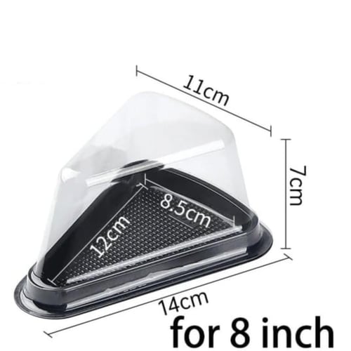 علب حلويات بلاستيك مثلثة