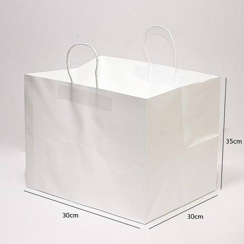 أكياس ورقية لون أبيض