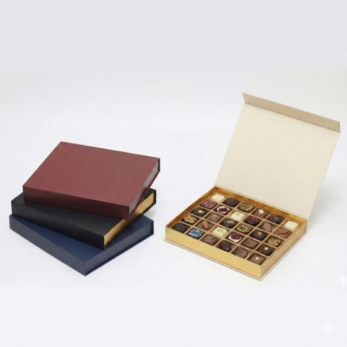 علب شوكولاتة فاخرة 30 قطعة