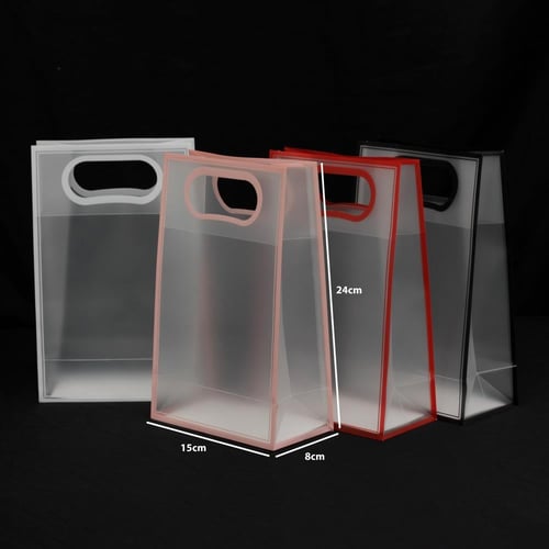 أكياس هدايا ثلجي بإطار ملون