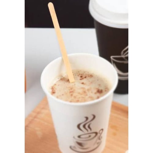 أعواد تقليب خشبية للشاي والقهوة