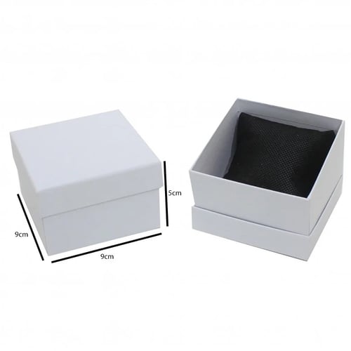 علب ساعات واساور بمخدة (9*9*5سم) بعدة ألوان