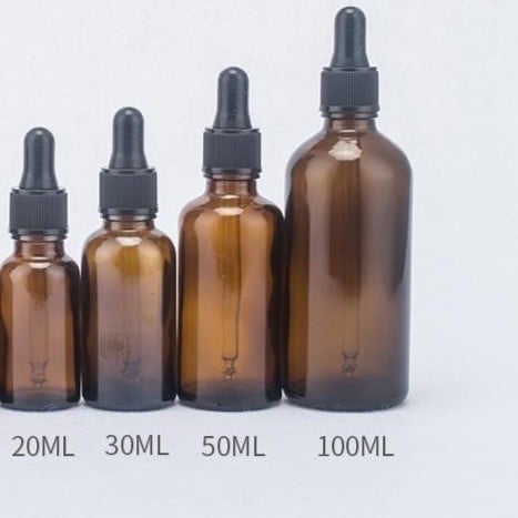 علب سيروم فارغة بعدة مقاسات بني