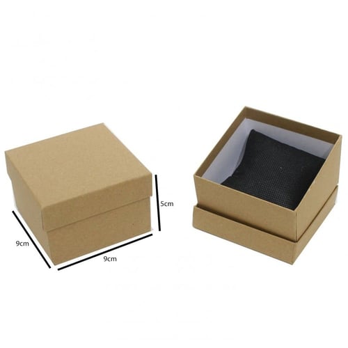 علب ساعات واساور بمخدة (9*9*5سم) بعدة ألوان