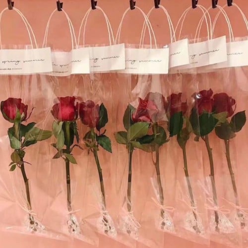 اكياس ورود شفافة مقاسين