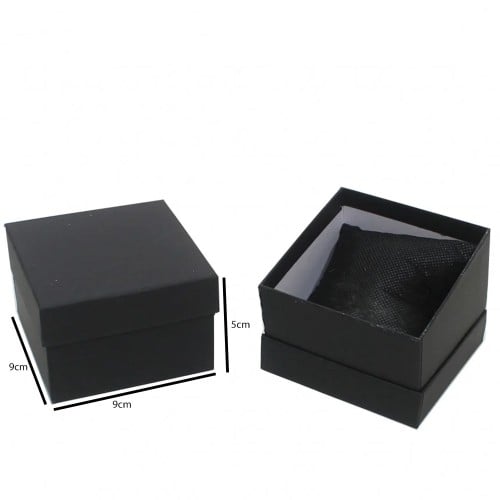 علب ساعات واساور بمخدة (9*9*5سم) بعدة ألوان