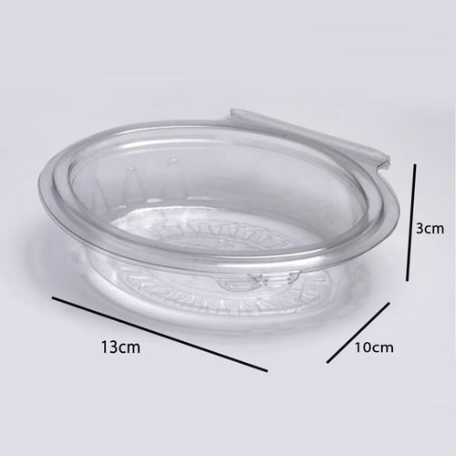 علب بلاستيك شفاف بيضاوي بالجملة