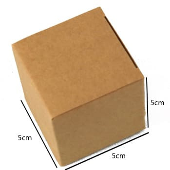 علب عطور ورقية بعدة الوان 5*5*5 سم