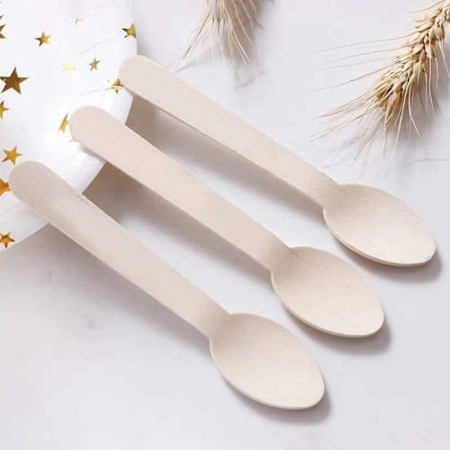 ملاعق خشبية صغيرة