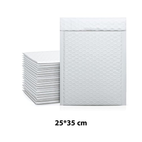 اكياس شحن بفقاعات ابيض 25*35سم