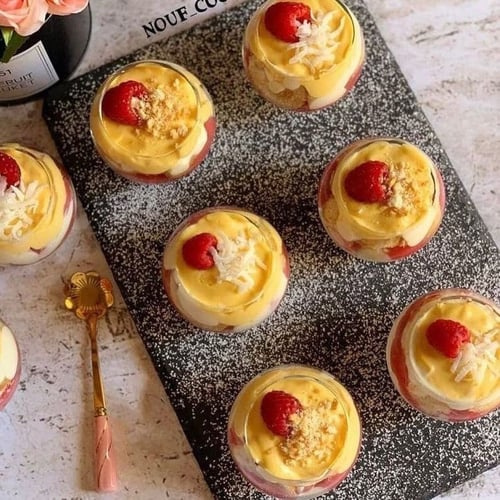 كاسات حلا زجاج للتوزيعات 192 مل