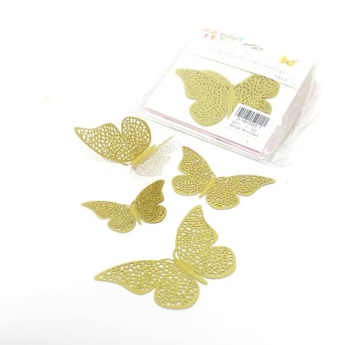 ملصقات فراشات للتزين