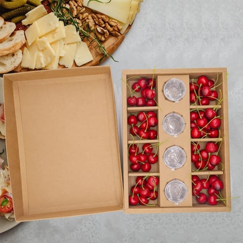 علب وجبات مقسمة 31*23*5 سم بعدة الوان