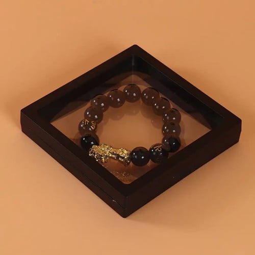 براويز حافظة شفافة 11*11 بقاعدة بعدة الوان