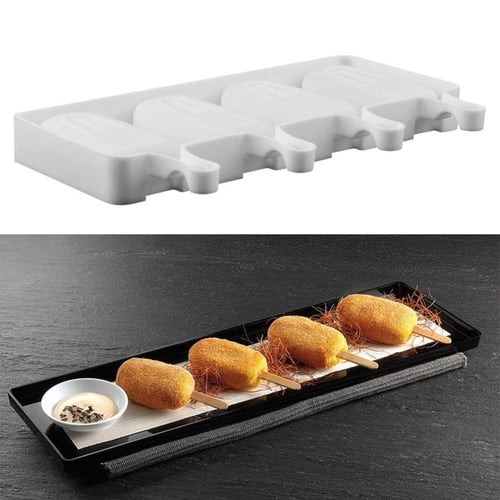 قوالب ايسكريم مع اعواد خشبية