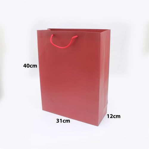 اكياس هدايا ورقية بعدة الوان 31*12*40 سم