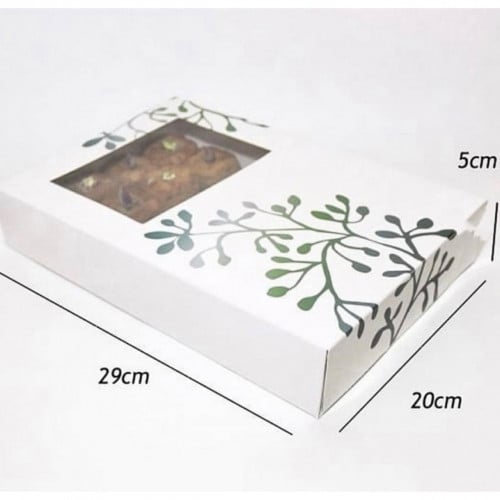 علب فاخرة مستطيلة بنافذة صغيرة