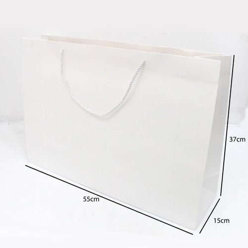 أكياس ورقية مقاس 55*15*37 سم بعدة الوان