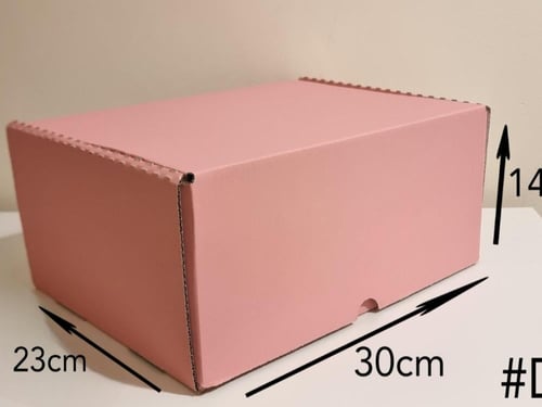 كرتون شحن لون وردي