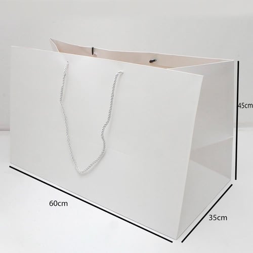 أكياس ورقية لون أبيض