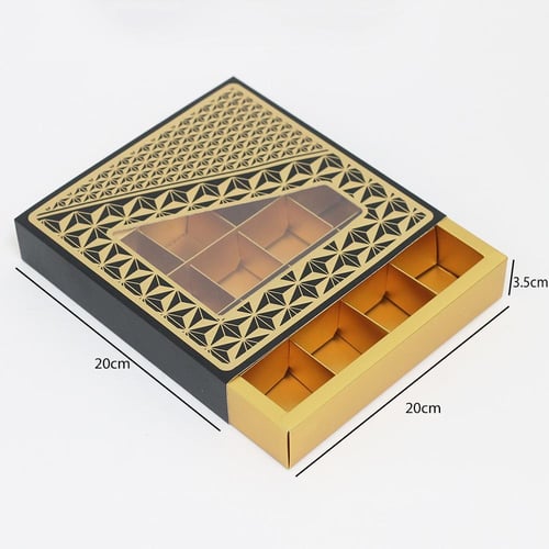 علب شوكولاتة مقسمة 16 قطعة