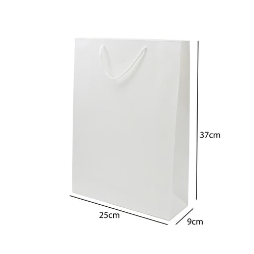 أكياس ورقية لون أبيض