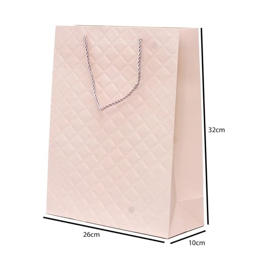 اكياس ورقية محفورة بعدة الوان 26*10*32سم