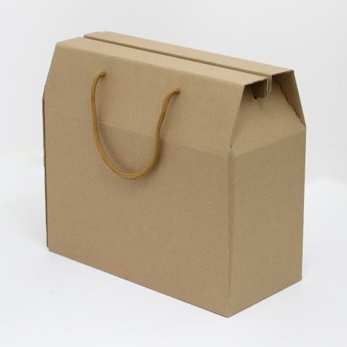 كرتون شحن بتصميم شنطة