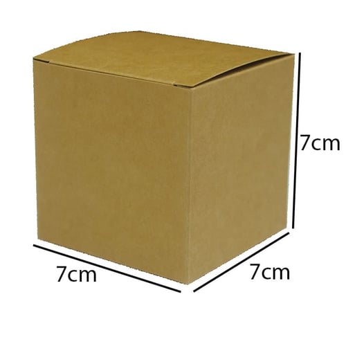 علب عطور ورقية بعدة الوان 7*7*7 سم