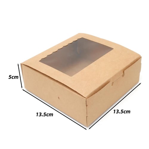 علب تغليف ورقية بغطاء شفاف