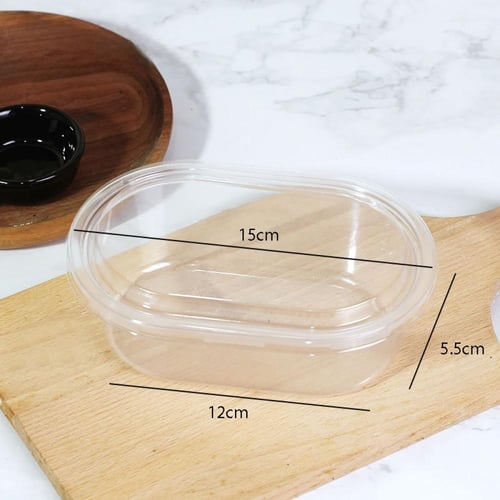 علب بلاستيك شفافة للحلويات