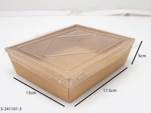 حافظة طعام 17*13*5 ورقية