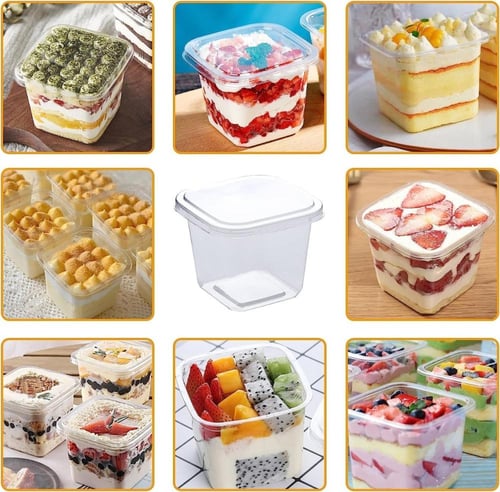 علب حلى بلاستيك