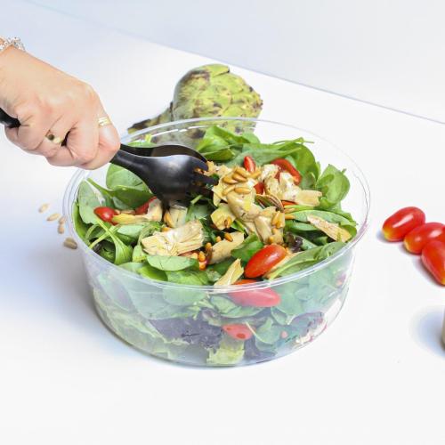 علب سلطة دائرية