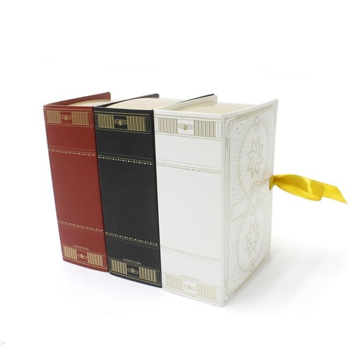 علبة تغليف هدايا فاخرة بشكل كتاب