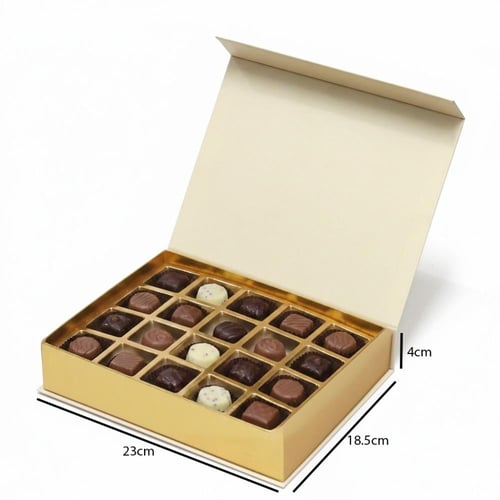 علب شوكولاتة فاخرة 20 قطعة