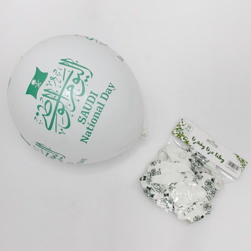 بالونات اليوم الوطني السعودي بطبعات مميزة