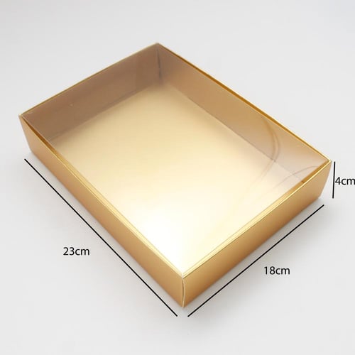 علبة ذهبية فاخرة للهدايا والتغليف