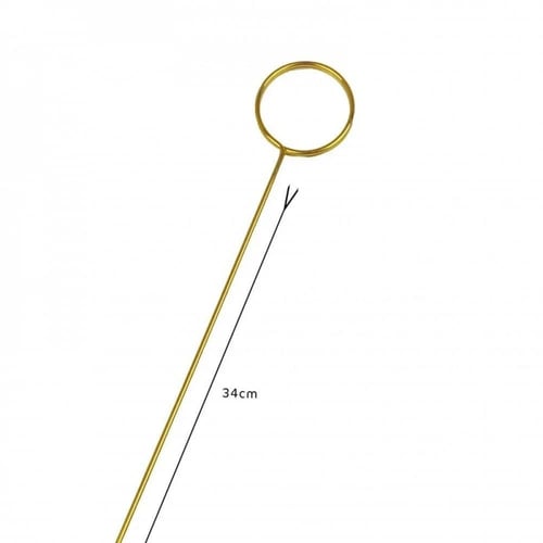 حامل كروت ذهبي بشكل دائري