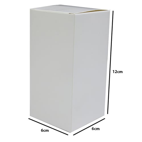 علب عطور ورقية بعدة الوان 6*6*12 سم