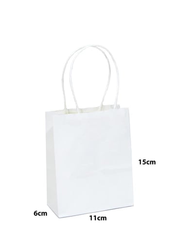 أكياس ورقية لون أبيض