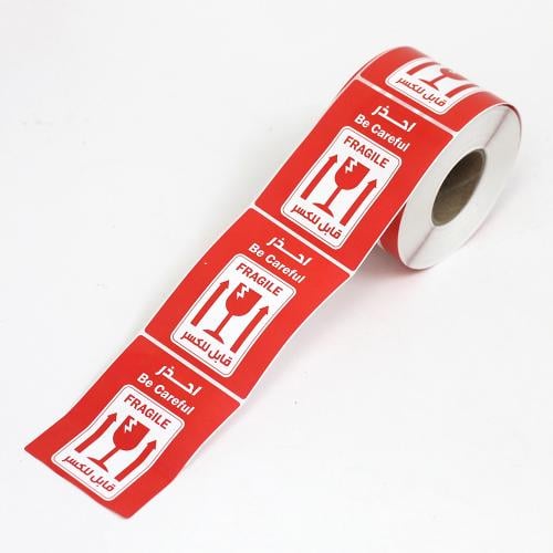 استيكرات قابل للكسر بعدة مقاسات