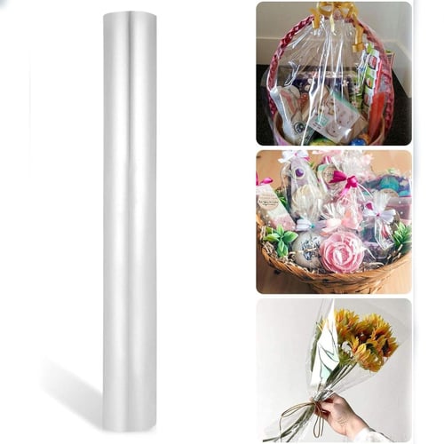 رول تغليف سلوفان شفاف بعدة مقاسات