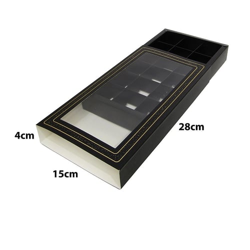 علب حلويات ورقية 18 مقسم بعدة الوان