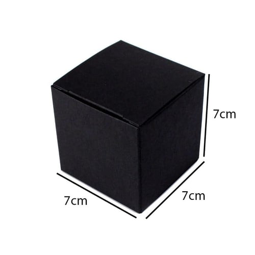 علب عطور ورقية بعدة الوان 7*7*7 سم