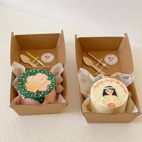 علب كرافت للكيك و البرجر