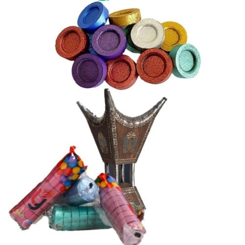 فحم ملون سريع الإشتعال 40 قطعة