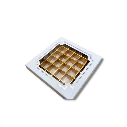 علب حلويات فاخره مقسم 36