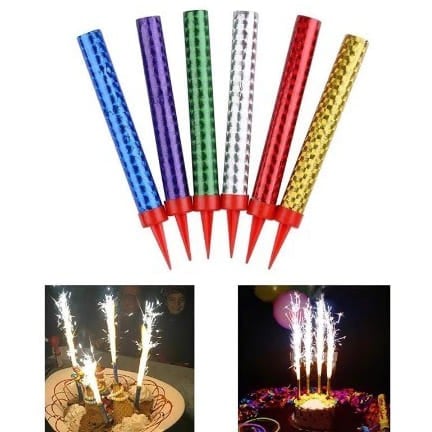 شموع كيك بمقاسات متعددة