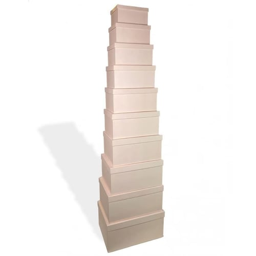 أطقم علب هدايا 10 حبات بعدة ألوان